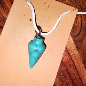 Natural Turquoise Gemstone Necklace Chakra Meditation